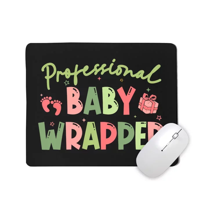 APDL Professional Baby Wrapper Funny Christmas NICU Nurse Mousepad