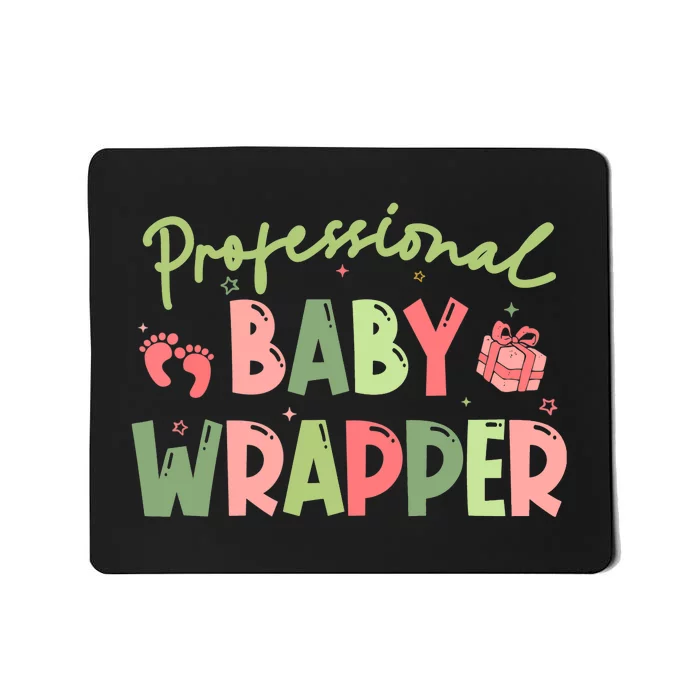 APDL Professional Baby Wrapper Funny Christmas NICU Nurse Mousepad