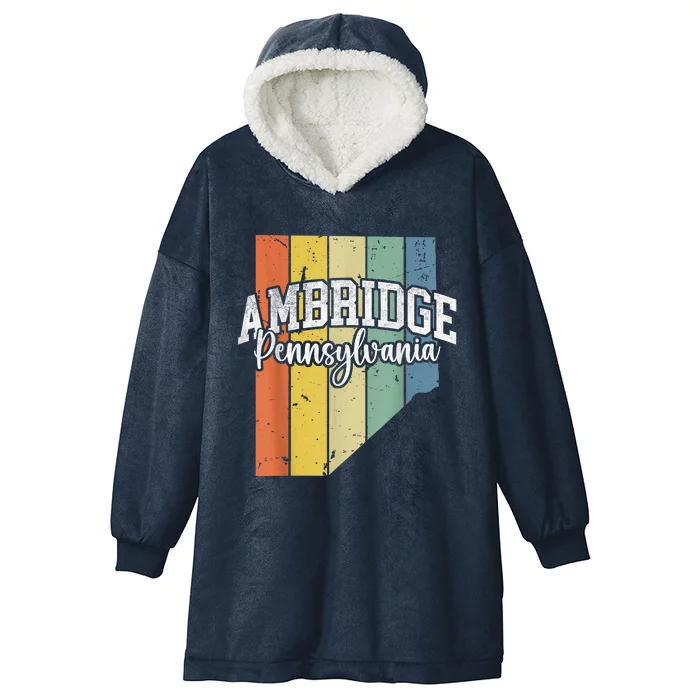 Ambridge Pennsylvania Bridger Pride 15003 Beaver County Hooded Wearable Blanket