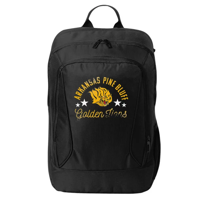 Arkansas Pine Bluff UAPB Golden Lions Logo City Backpack