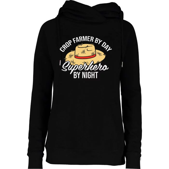 Agronomy Plant Cultivation Soil Management Crop Farmer Womens Funnel Neck Pullover Hood