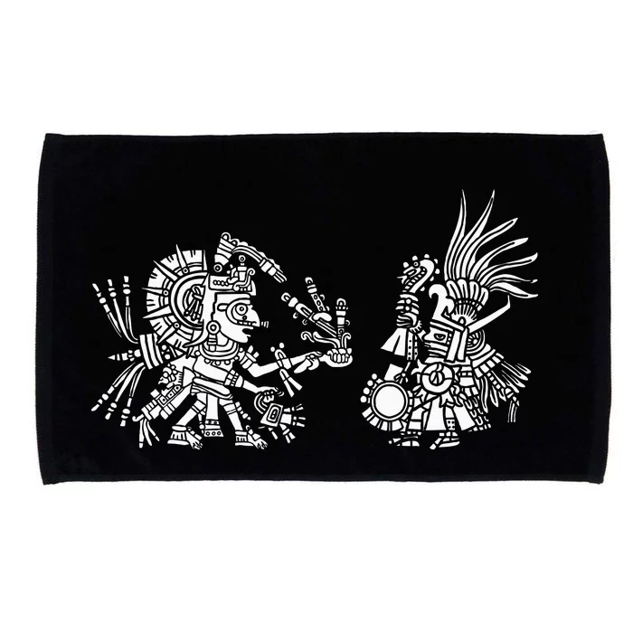 Aztec People Civilization Mask Mexico Face Ethnic Maya Gift Microfiber Hand Towel