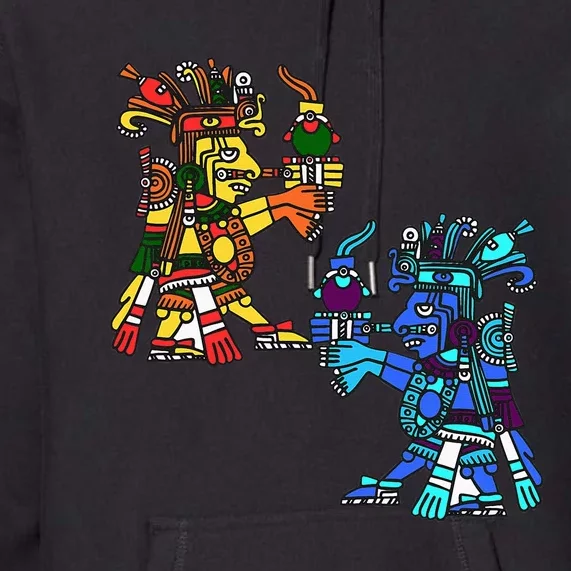 Aztec People Civilization Maya Ancient Mexico Ethnic Premium Hoodie