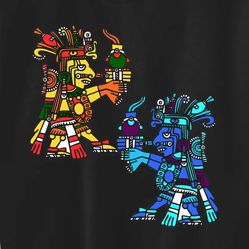 Aztec People Civilization Maya Ancient Mexico Ethnic Kids Sweatshirt