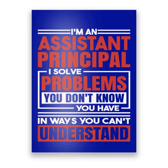 Assistant Principal Cute Gift Poster