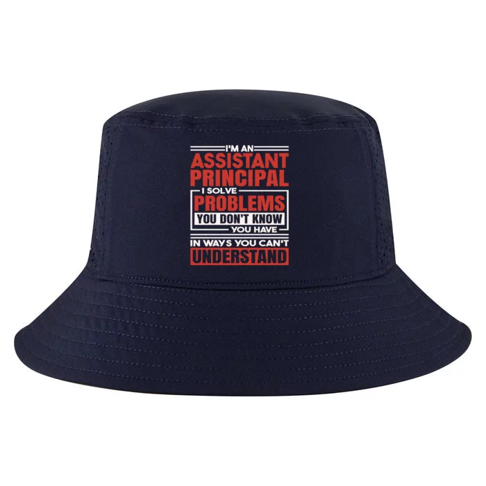 Assistant Principal Cute Gift Cool Comfort Performance Bucket Hat