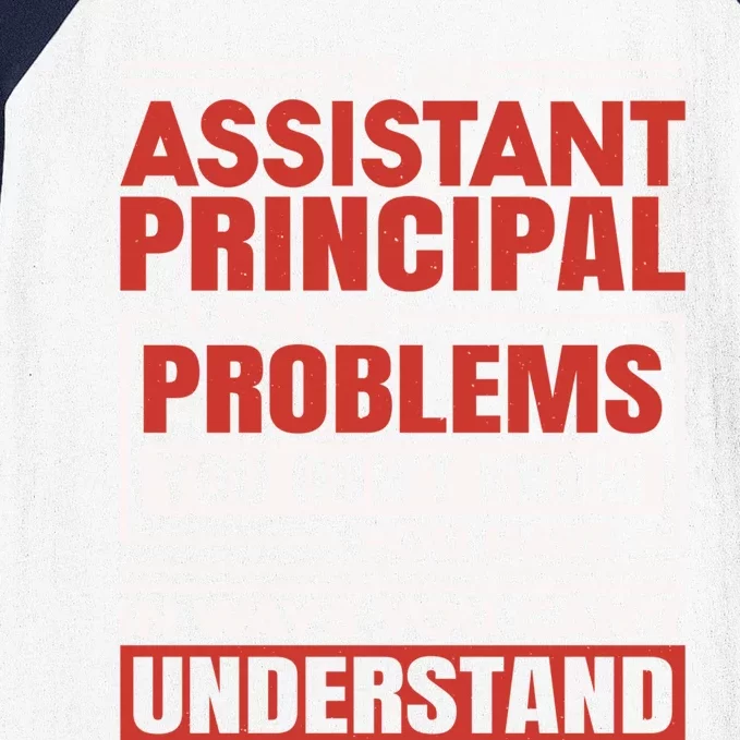 Assistant Principal Cute Gift Baseball Sleeve Shirt