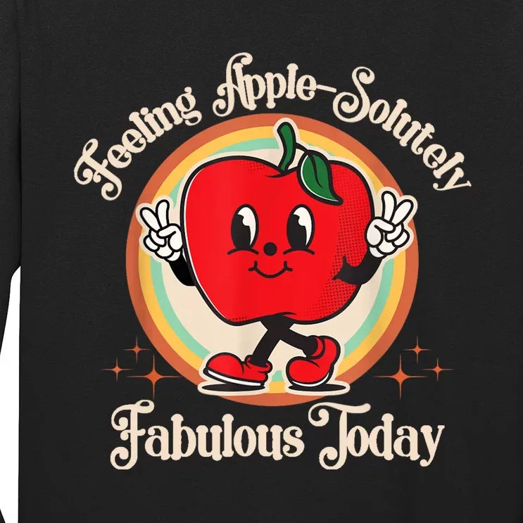 Apple Picking Crew Funny First Apple Picking Matching Family Long Sleeve Shirt