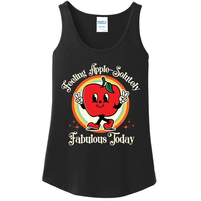 Apple Picking Crew Funny First Apple Picking Matching Family Ladies Essential Tank