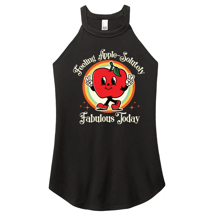 Apple Picking Crew Funny First Apple Picking Matching Family Women’s Perfect Tri Rocker Tank