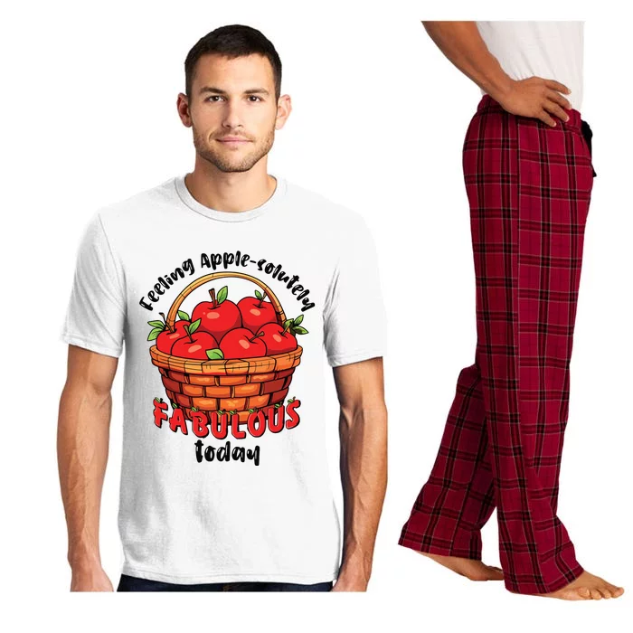 Apple Picking Crew Funny Apple Harvest Matching Family Squad Pajama Set