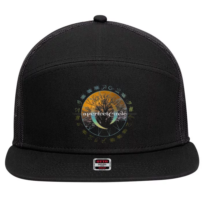 A Perfect Circle Woodland 7 Panel Mesh Trucker Snapback Hat