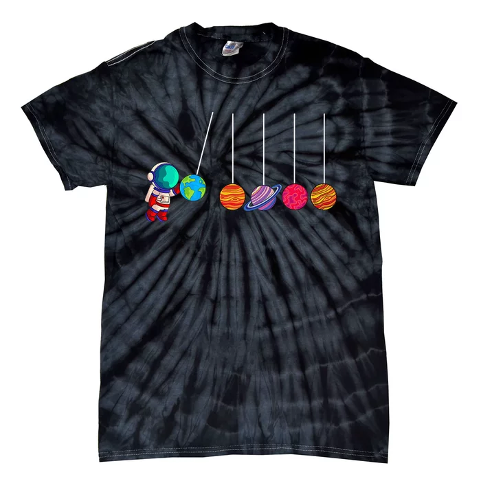 Astrophysicist Planet Cradle Astronomy funny place Tie-Dye T-Shirt