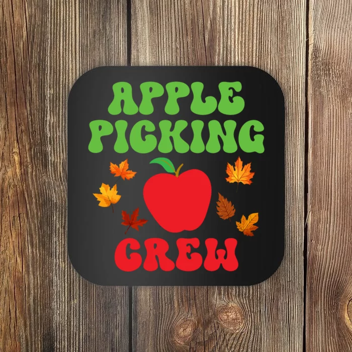 Apple Picking Crew Fall Family Outfit Autumn Fall Apple Lover Apple Picking Coaster