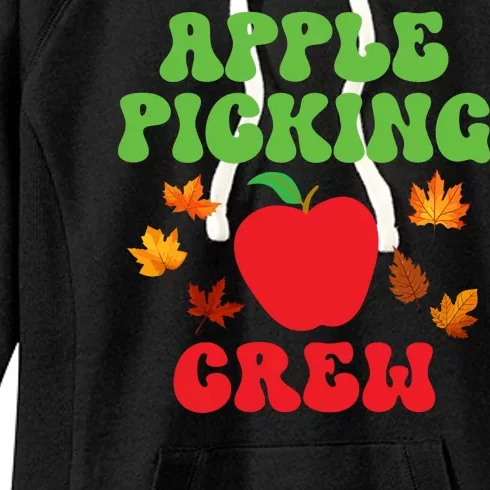 Apple Picking Crew Fall Family Outfit Autumn Fall Apple Lover Apple Picking Women's Fleece Hoodie