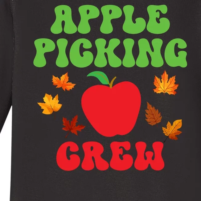 Apple Picking Crew Fall Family Outfit Autumn Fall Apple Lover Apple Picking Baby Long Sleeve Bodysuit