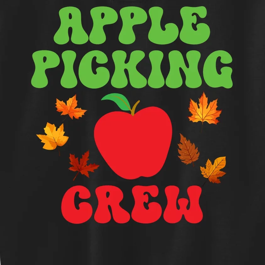 Apple Picking Crew Fall Family Outfit Autumn Fall Apple Lover Apple Picking Kids Sweatshirt