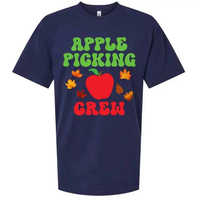 Apple Picking Crew Fall Family Outfit Autumn Fall Apple Lover Apple Picking Sueded Cloud Jersey T-Shirt