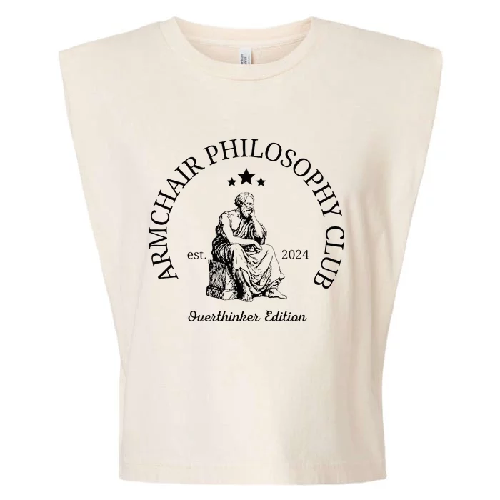 Armchair Philosophy Club Garment-Dyed Women's Muscle Tee