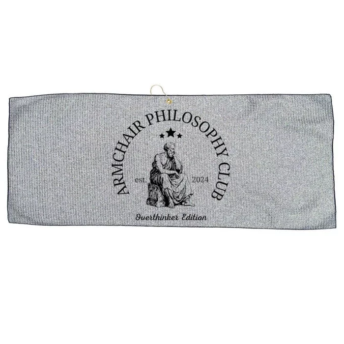 Armchair Philosophy Club Large Microfiber Waffle Golf Towel