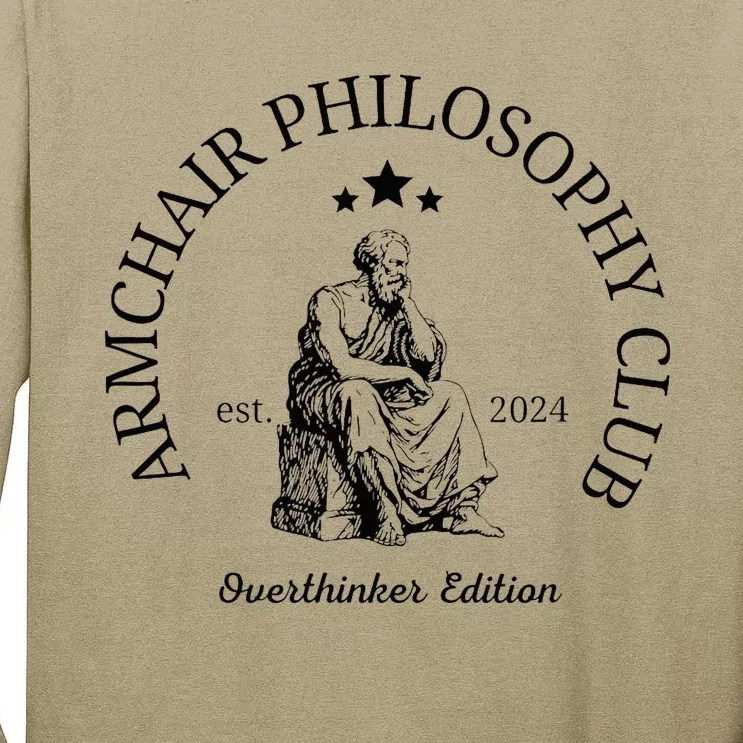 Armchair Philosophy Club Tall Long Sleeve T-Shirt