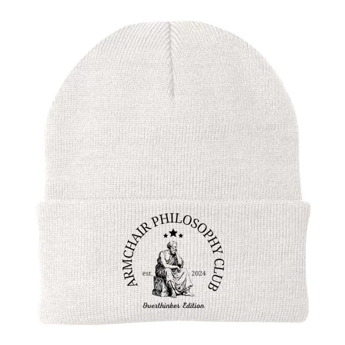 Armchair Philosophy Club Knit Cap Winter Beanie