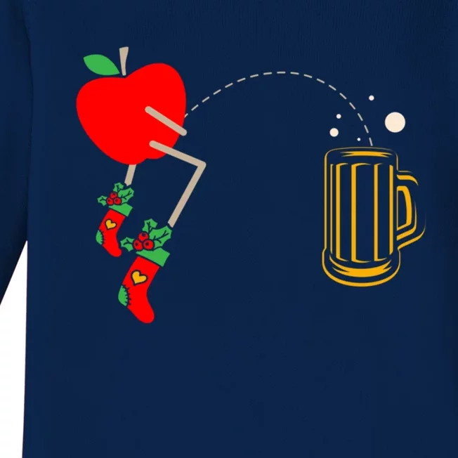 Apple Picking Crew Fruit Lover Apple Eater Beer Er Meaningful Gift Baby Long Sleeve Bodysuit