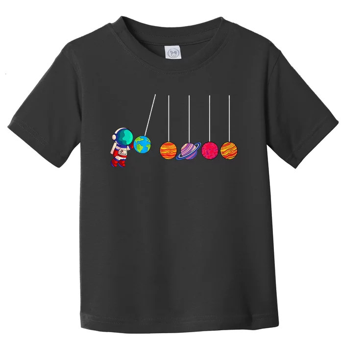 Astrophysicist Planet Cradle Astronomy Toddler T-Shirt