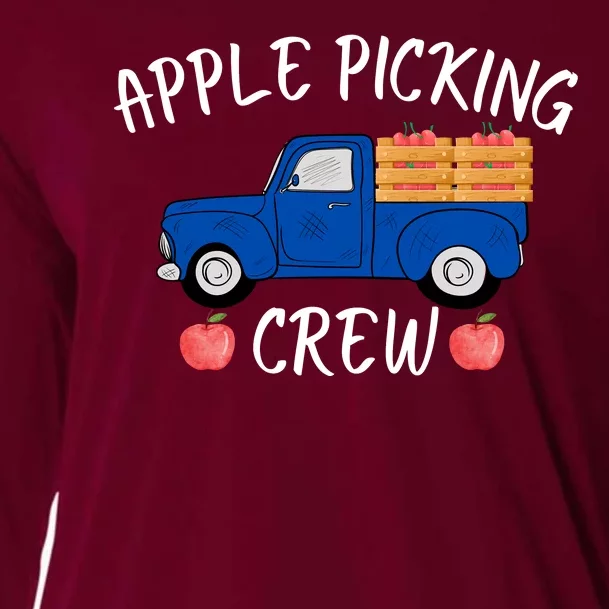 Apple Picking Crew Apple Picking Autumn Fall Apple Lover Fall Family Outfit Cooling Performance Long Sleeve Crew