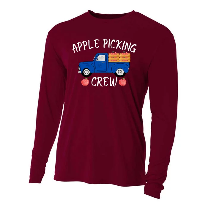 Apple Picking Crew Apple Picking Autumn Fall Apple Lover Fall Family Outfit Cooling Performance Long Sleeve Crew