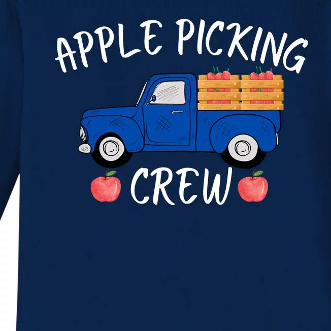 Apple Picking Crew Apple Picking Autumn Fall Apple Lover Fall Family Outfit Baby Long Sleeve Bodysuit