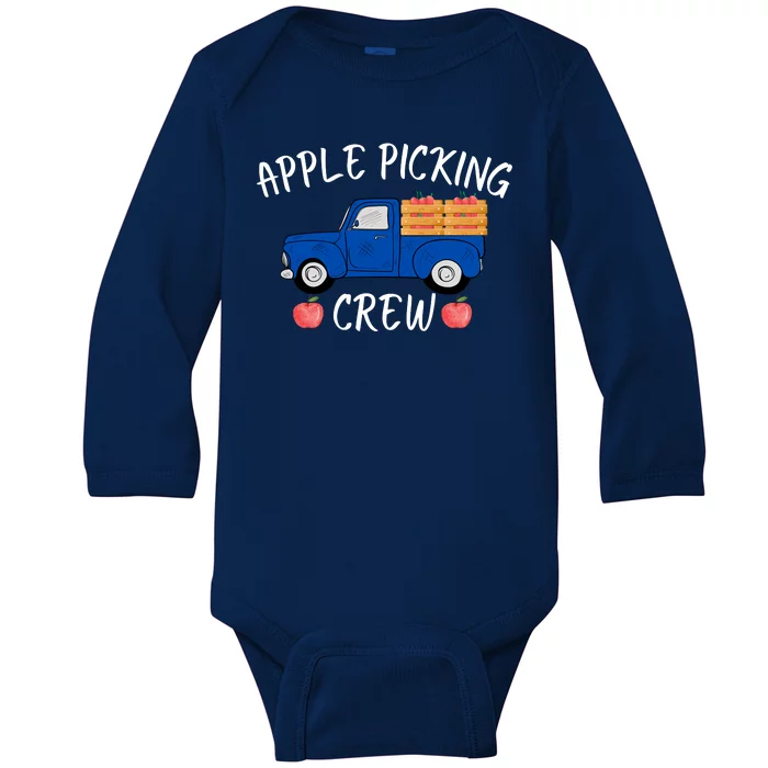 Apple Picking Crew Apple Picking Autumn Fall Apple Lover Fall Family Outfit Baby Long Sleeve Bodysuit