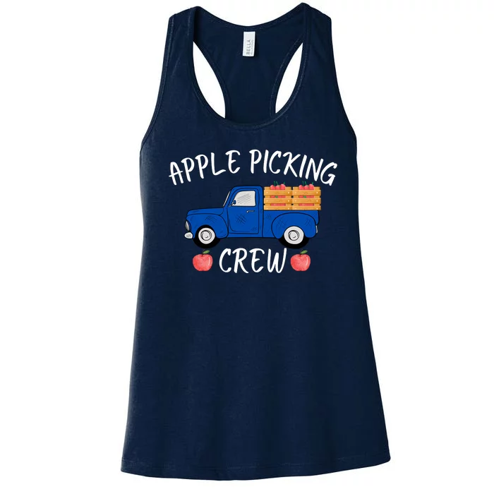 Apple Picking Crew Apple Picking Autumn Fall Apple Lover Fall Family Outfit Women's Racerback Tank