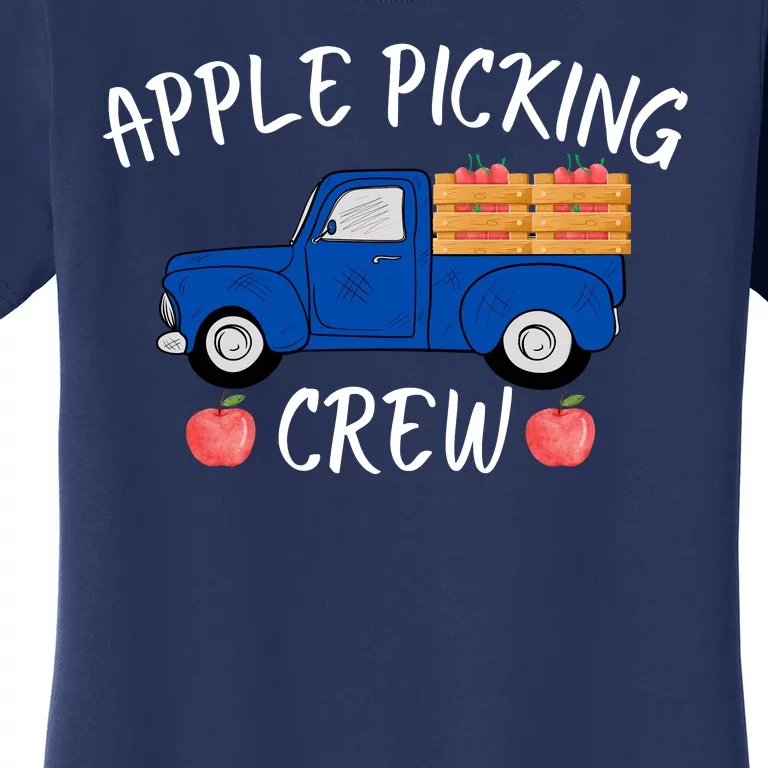 Apple Picking Crew Apple Picking Autumn Fall Apple Lover Fall Family Outfit Women's T-Shirt