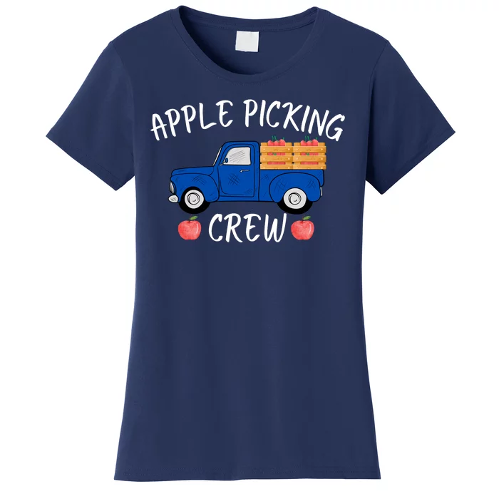 Apple Picking Crew Apple Picking Autumn Fall Apple Lover Fall Family Outfit Women's T-Shirt