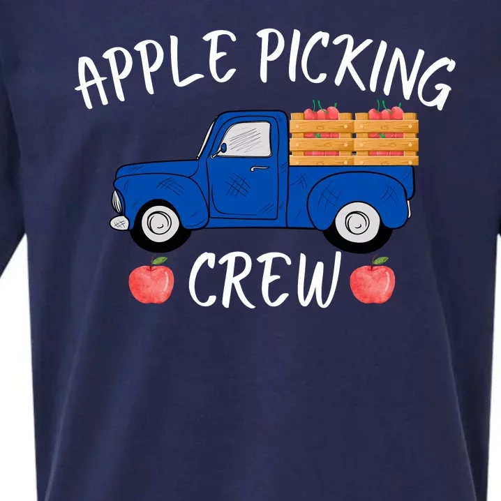 Apple Picking Crew Apple Picking Autumn Fall Apple Lover Fall Family Outfit Sueded Cloud Jersey T-Shirt