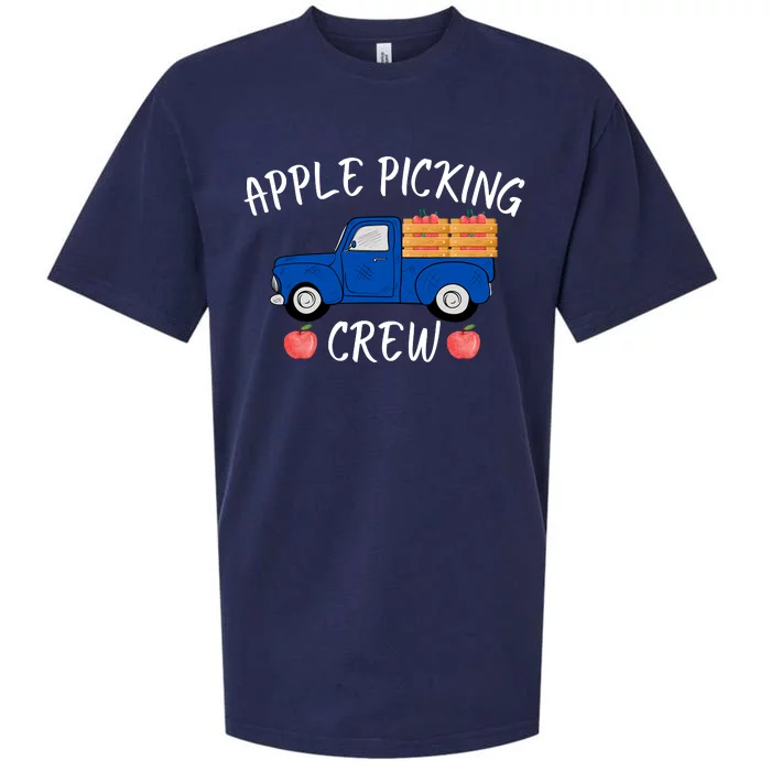 Apple Picking Crew Apple Picking Autumn Fall Apple Lover Fall Family Outfit Sueded Cloud Jersey T-Shirt