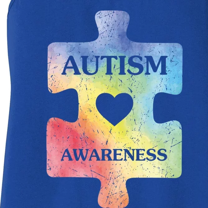 Autism Puzzle Clothing Cute Autism Awareness Funny Gift Women's Racerback Tank