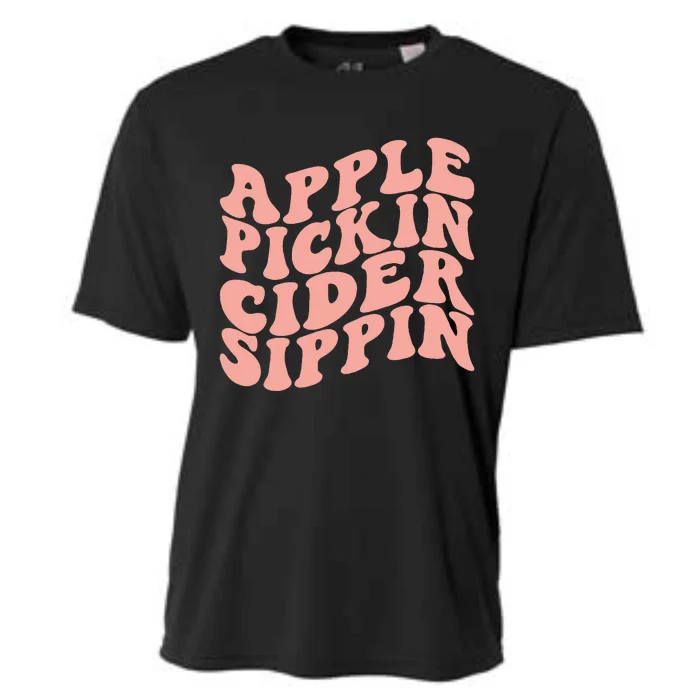 Apple Pickin Cider Sippin Apple Picking Crew Harvest Season Cooling Performance Crew T-Shirt