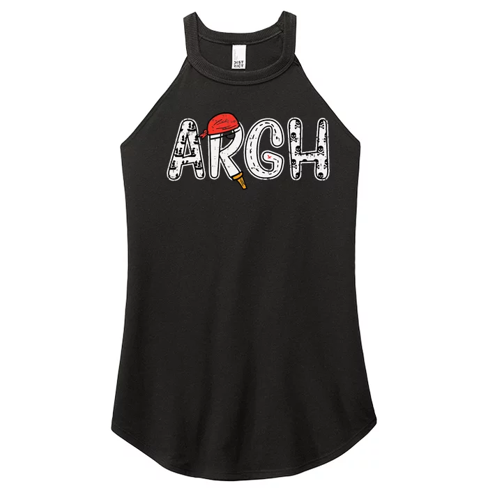 Argh Pirate Cute Halloween Costume Women’s Perfect Tri Rocker Tank