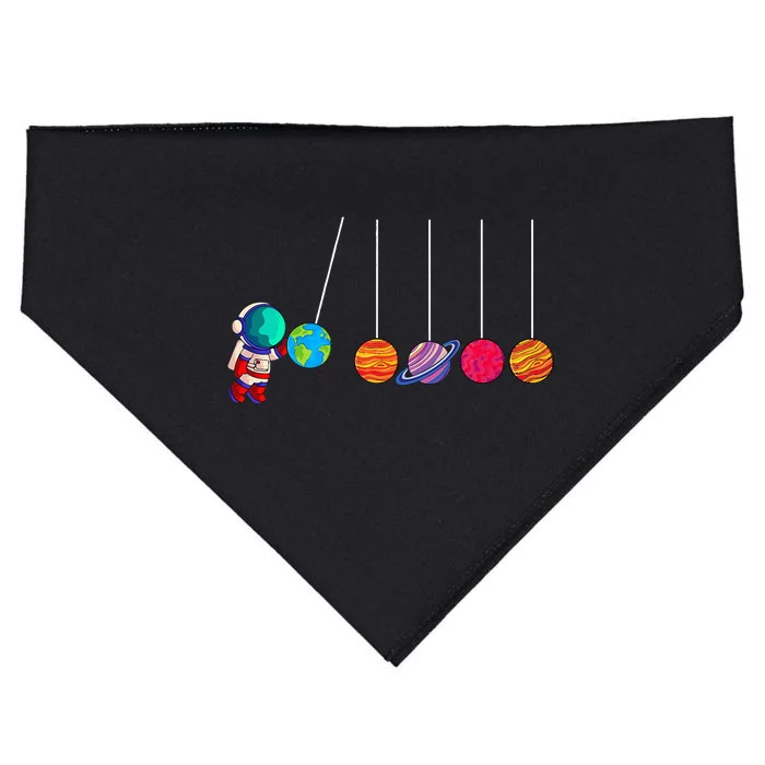 Astrophysicist Planet Cradle Astronomy USA-Made Doggie Bandana