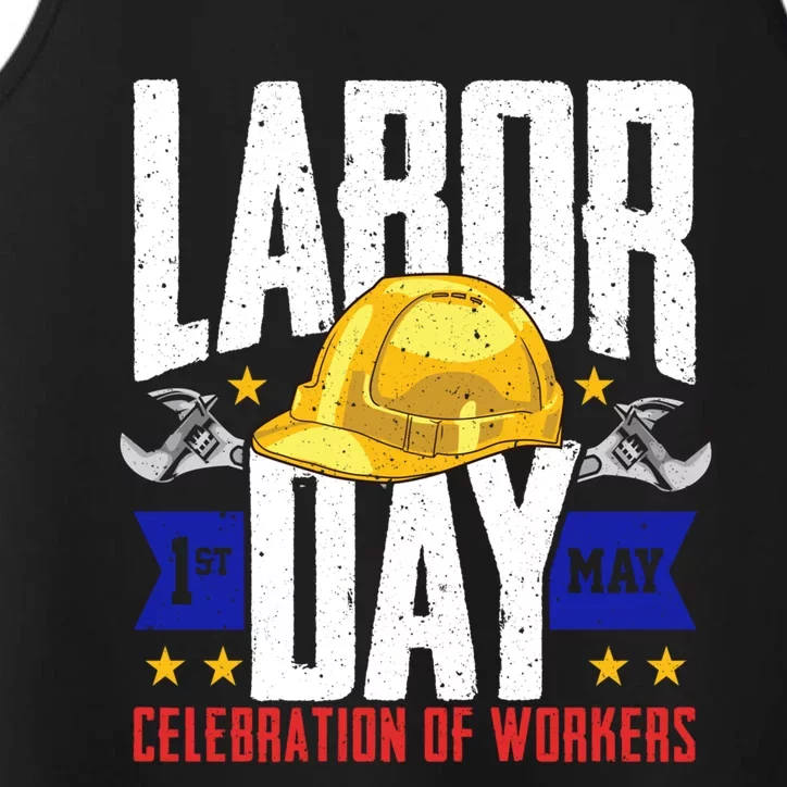 American Patriot Celebration Of Workers Labor Day Great Gift Performance Tank