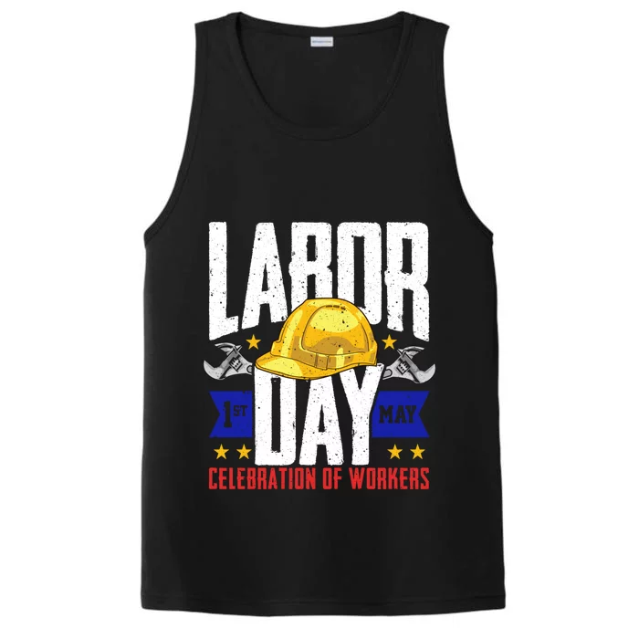 American Patriot Celebration Of Workers Labor Day Great Gift Performance Tank