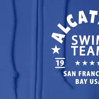 Alcatraz Prison Clothing Gift Alcatraz Swim Team Gift Full Zip Hoodie