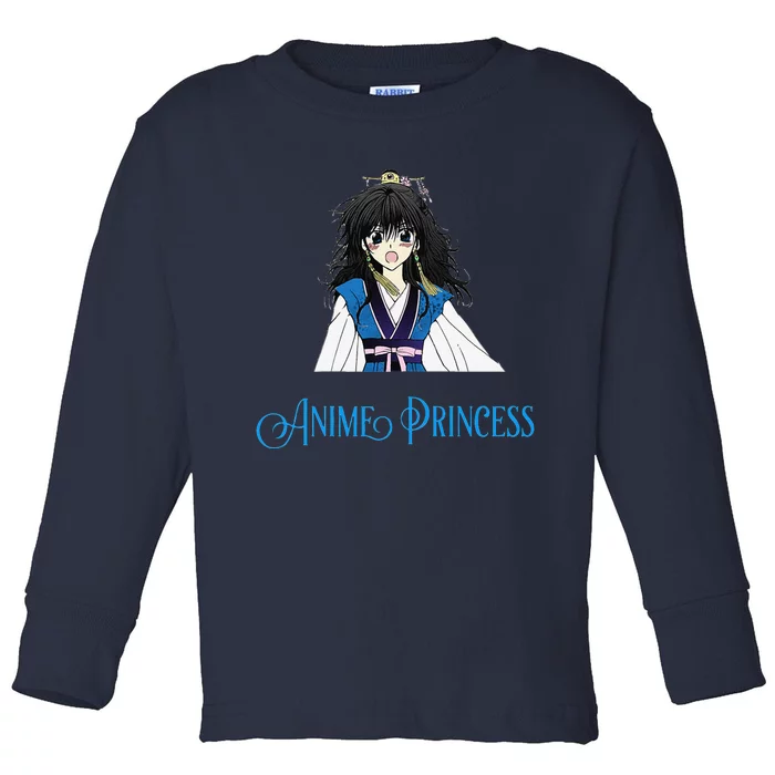 Anime Princess Cute Manga Art Toddler Long Sleeve Shirt