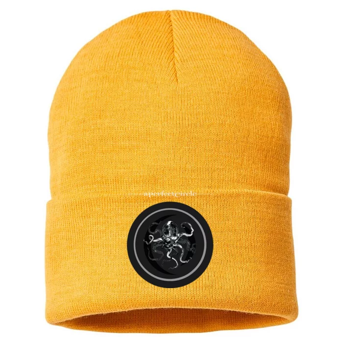 A Perfect Circle Octocircle Asphalt Sustainable Knit Beanie