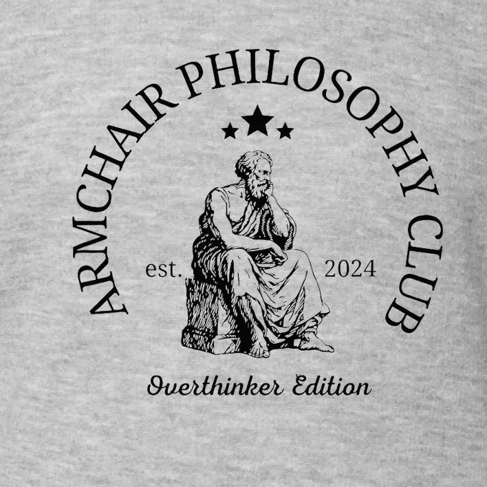 Armchair Philosophy Club Toddler Sweatshirt