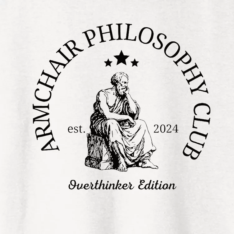 Armchair Philosophy Club Women's Crop Top Tee