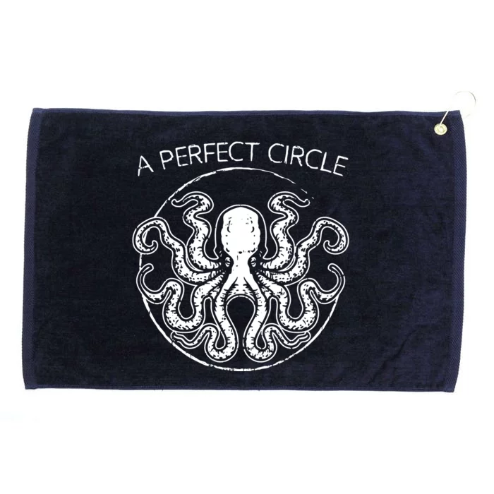 A Perfect Circle Octopus Pi Day Grommeted Golf Towel