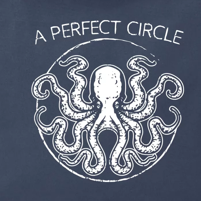 A Perfect Circle Octopus Pi Day Zip Tote Bag